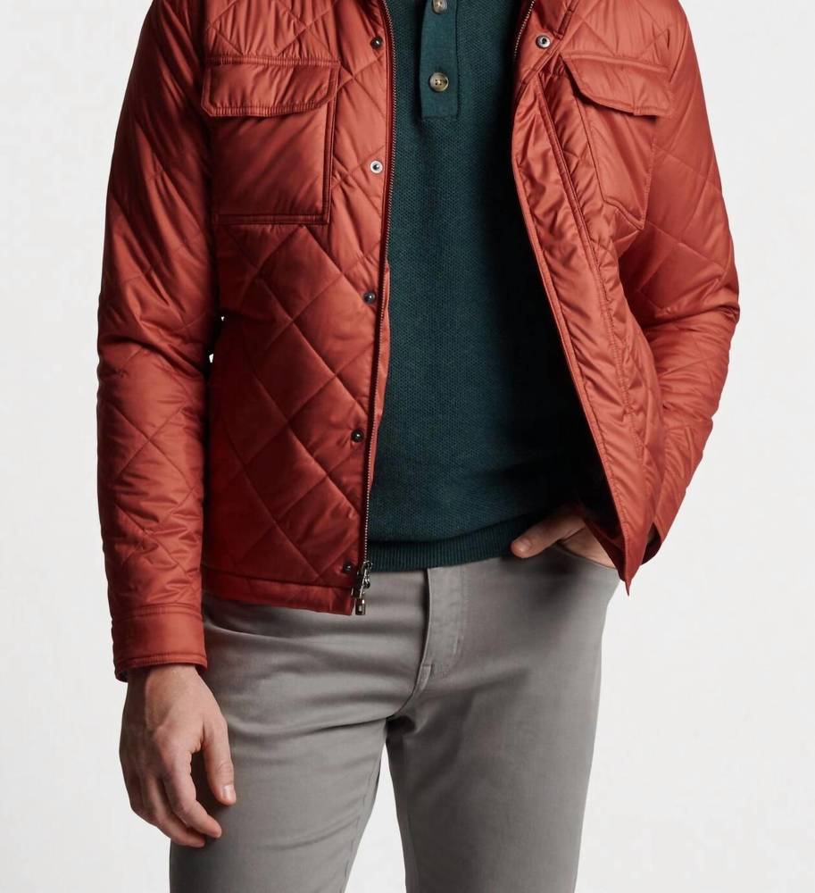 Peter Millar Rust Bomber Jacket - image 1